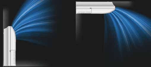 Midea MUE-55HRFNX-QRD0W(GA) 3D oro srautas – blokas prie grindų ir palubėje