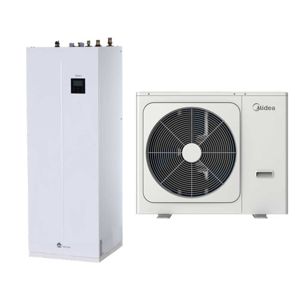 Midea Oras-vanduo šilumos Siurblys M-THERMAL ARCTIC A160/240CD30GN8-B ...