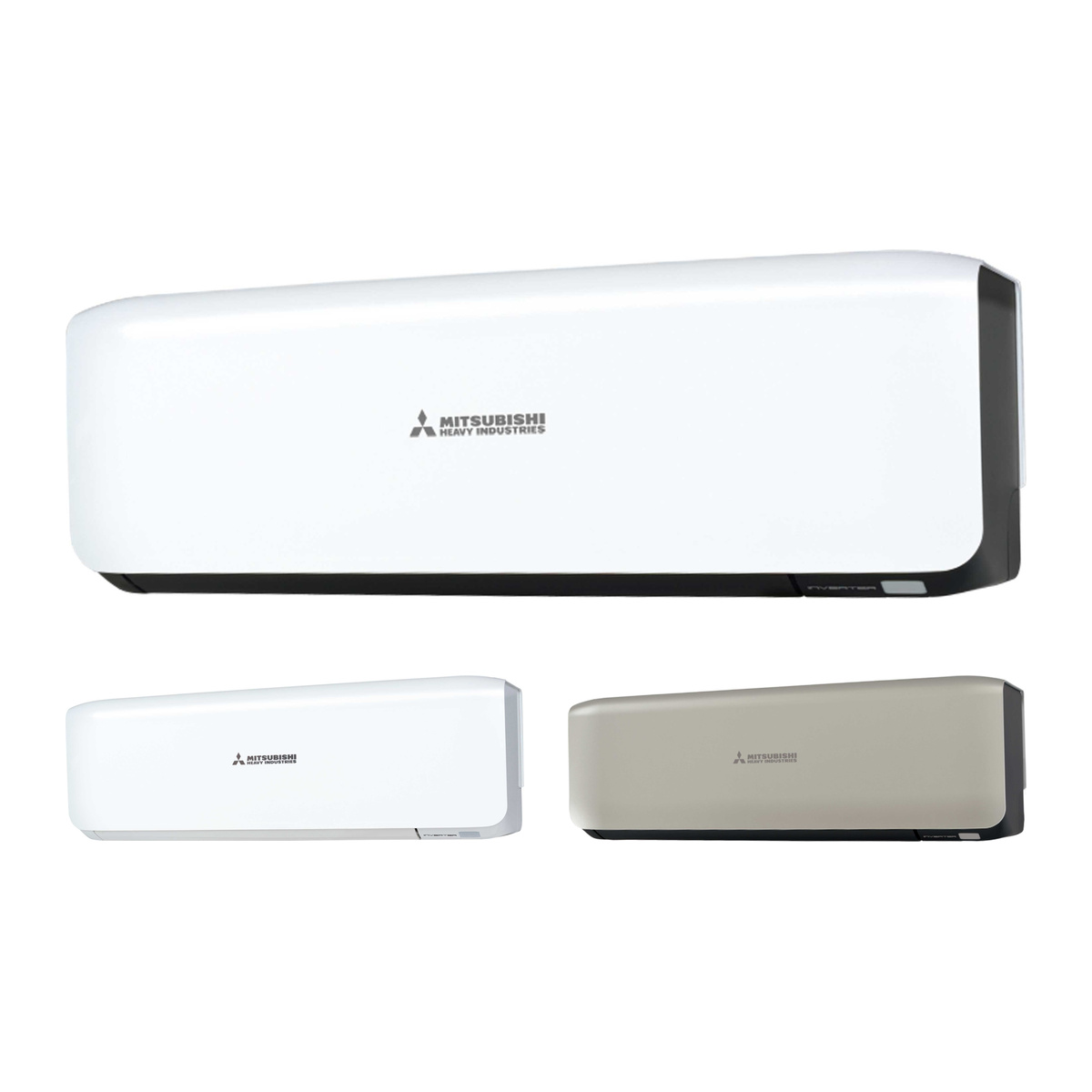 Mitsubishi Heavy Industries Premium ZS SRK50ZS-WB baltas su juoda apdaila vidinis blokas ir kitos serijos spalvos: baltas, baltas su juoda apdaila, titano