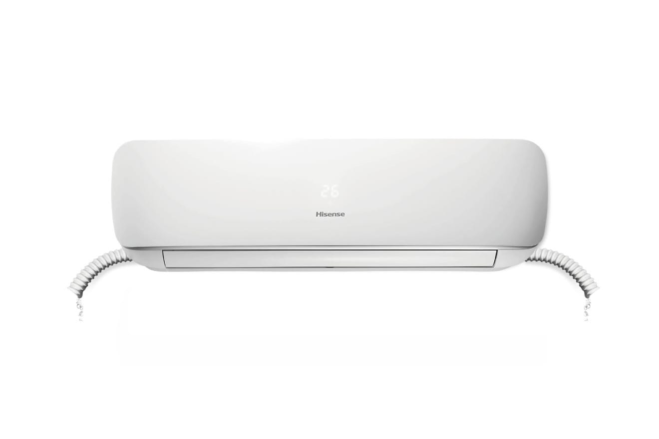 Dvipusis kondensato išvadas ir paprastas montavimas – Hisense Hi-Smart CF25LR02G