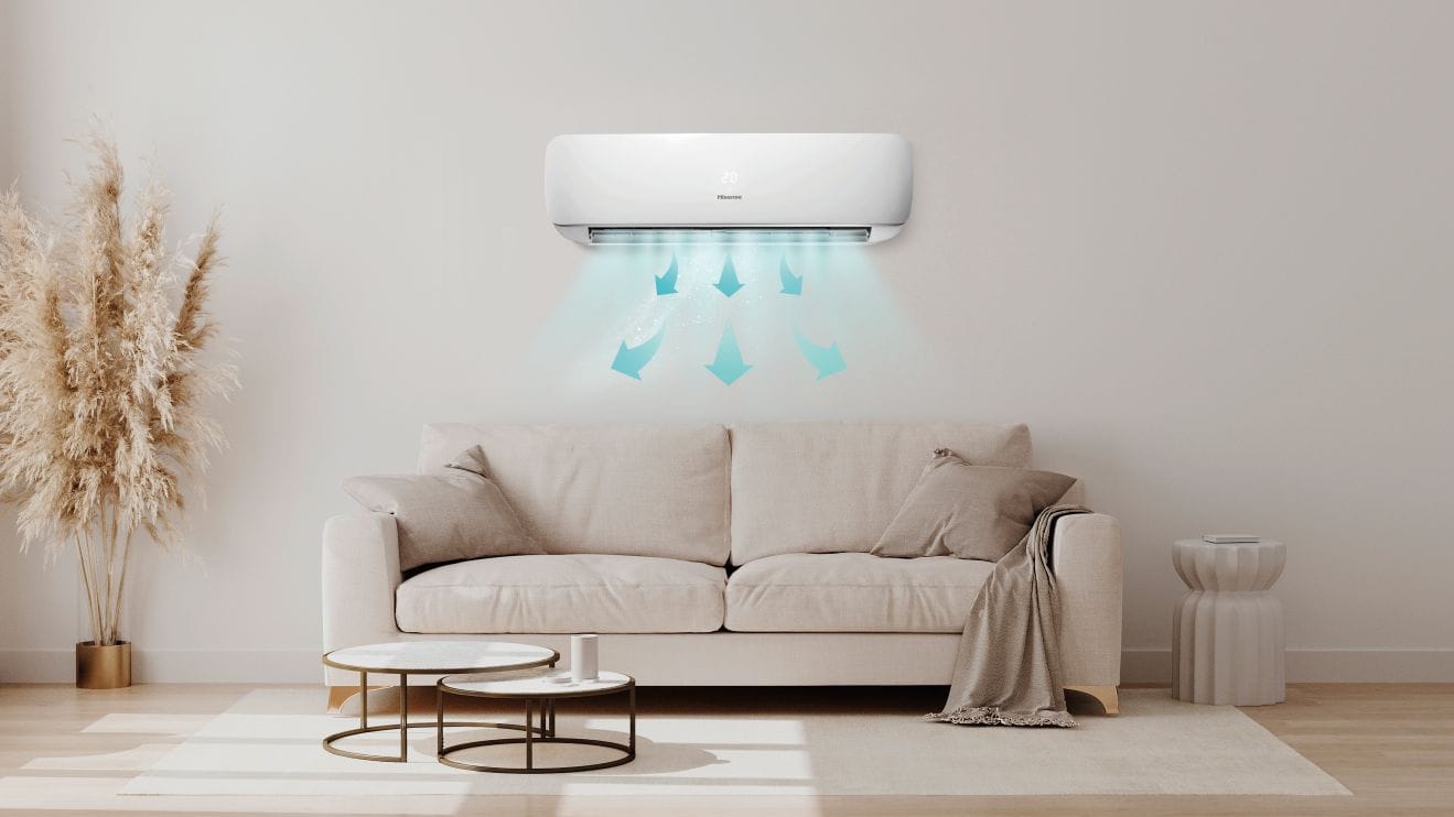 Greitas vėsinimas SUPER svetainėje – Hisense Wings KB70BT1FG / KB70BT1FW funkcija