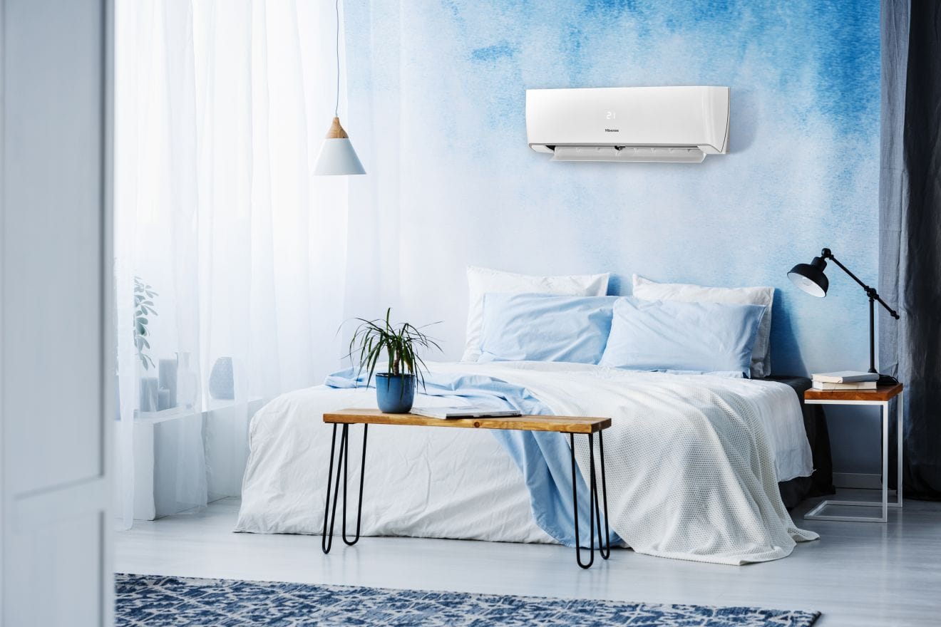 Miego režimai ir išjungiamas ekranėlis miegamajame – Hisense Easy Smart CA50XS1AG