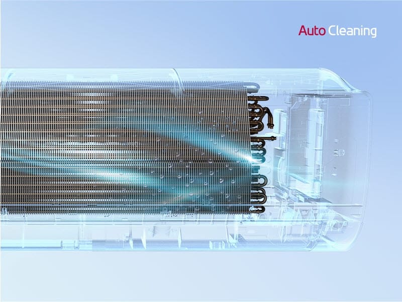 LG DUALCOOL Standard 2 S24EC – automatinis šilumokaičio džiovinimas