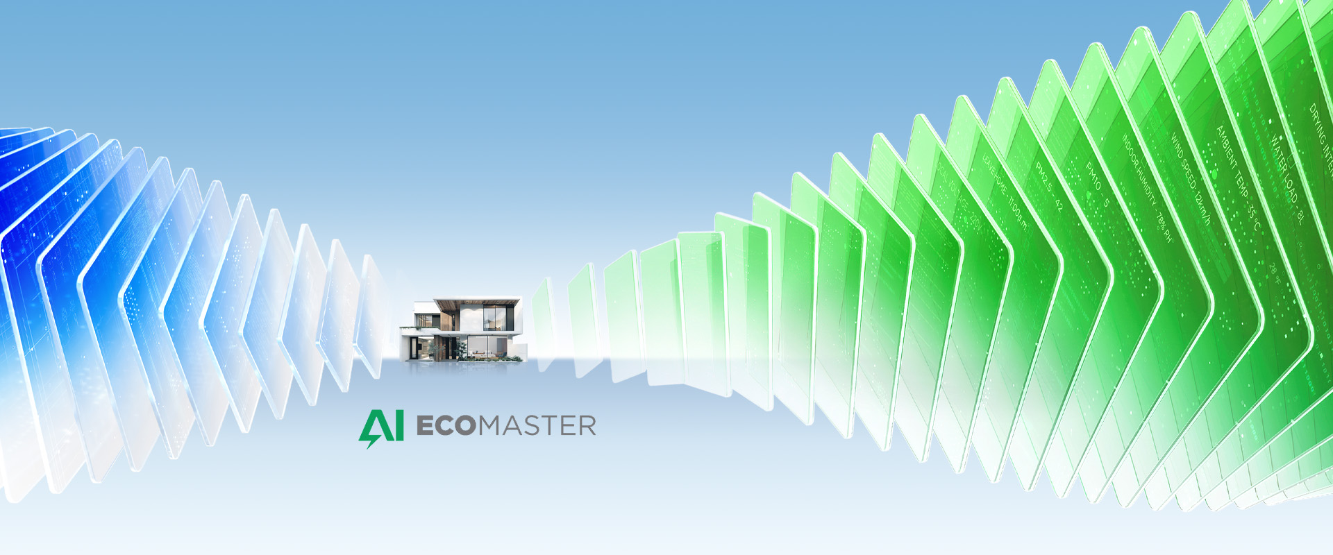 Midea Solstice juodas EZB-09RD6-I su AI EcoMaster – dirbtinio intelekto energijos valdymas