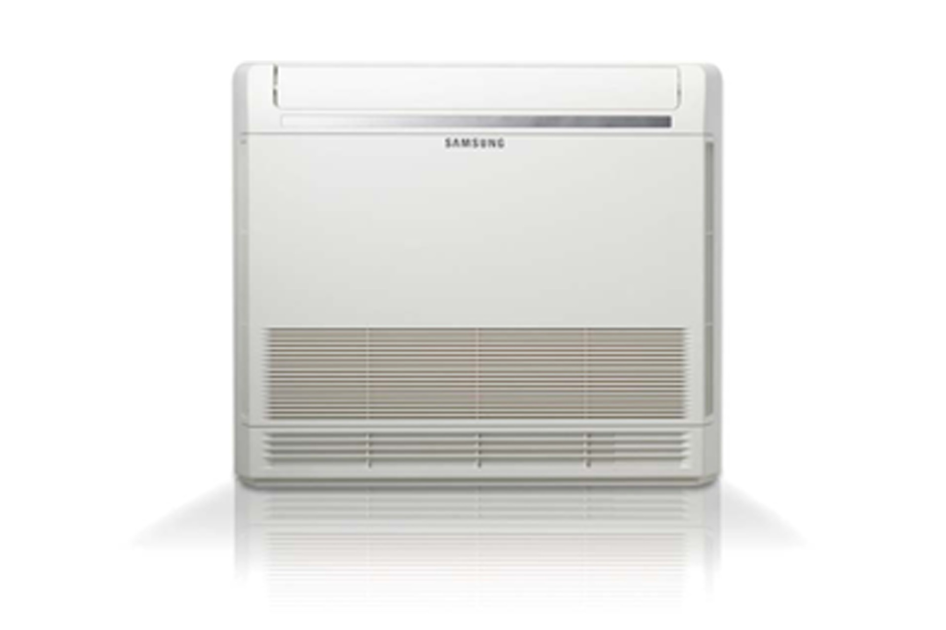Samsung Console AC052RNJDKG/EU grindinis blokas iš priekio – lygi panelė, viršutinė ir apatinė oro angos