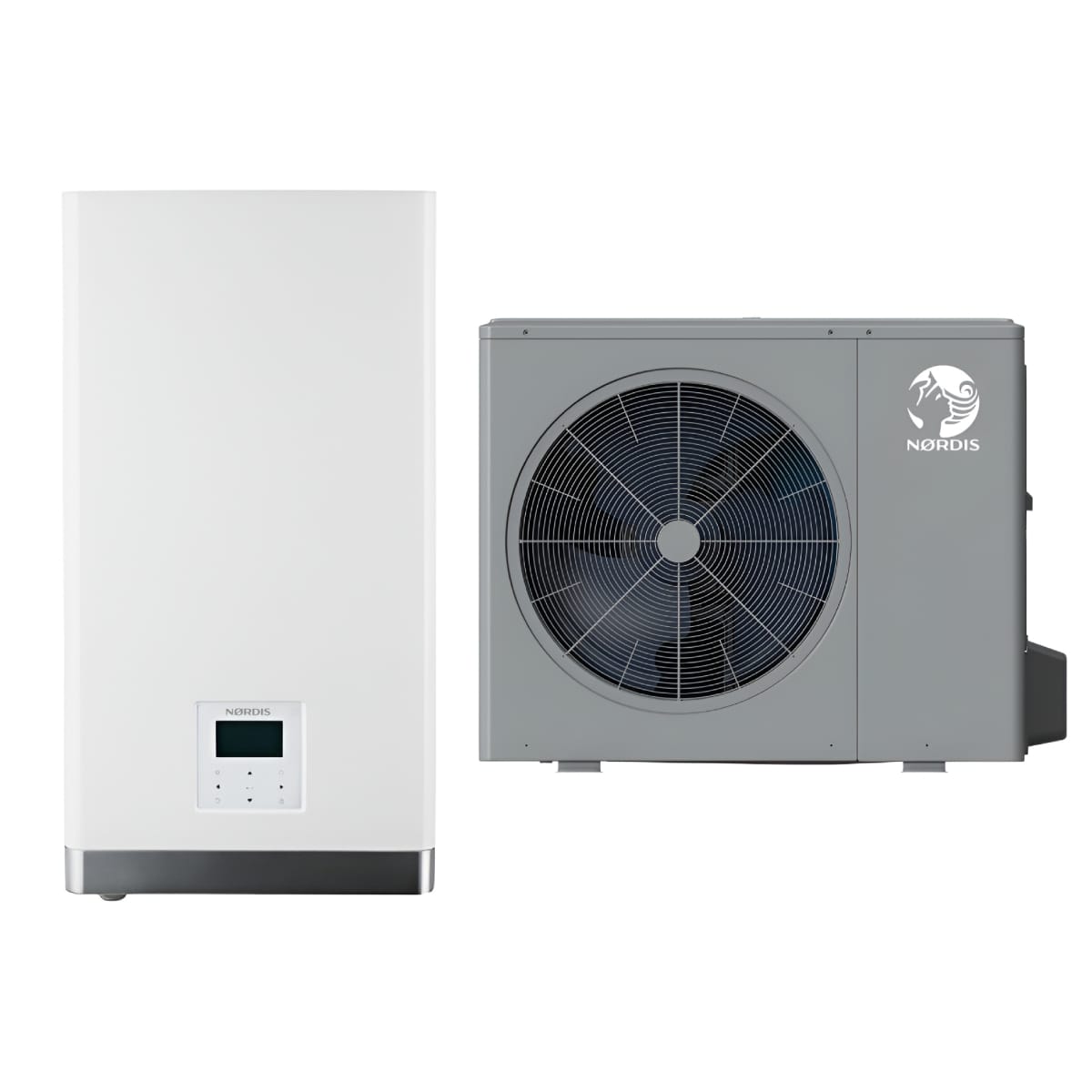 nordis-opro-1 Nordis oras-vanduo šilumos siurblys OPTIMUS PRO HOP100WIDU + HOP8WODU 8,3 kW - Image 1