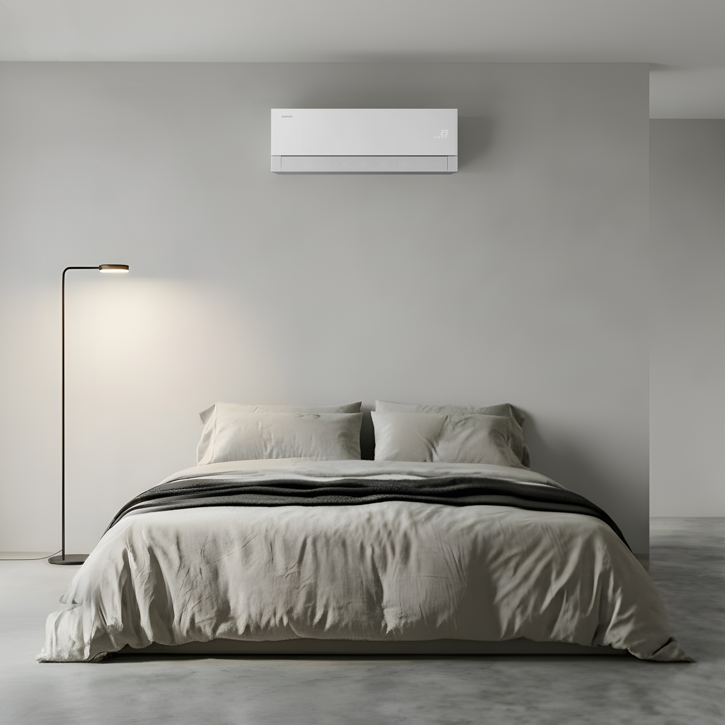 Samsung WindFree Première AR70H12C1AWNEU Essential White miegamajame – ramus miegas su Good Sleep