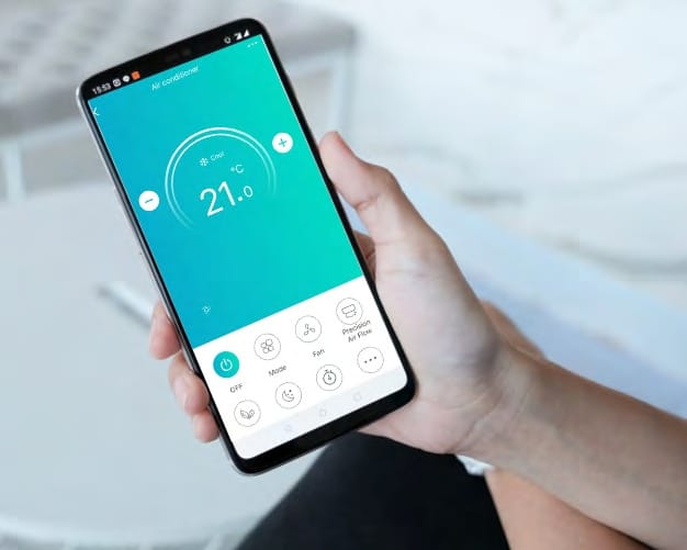 Nordis Galaxy G09TC1 valdymas telefonu per programėlę Smart Life