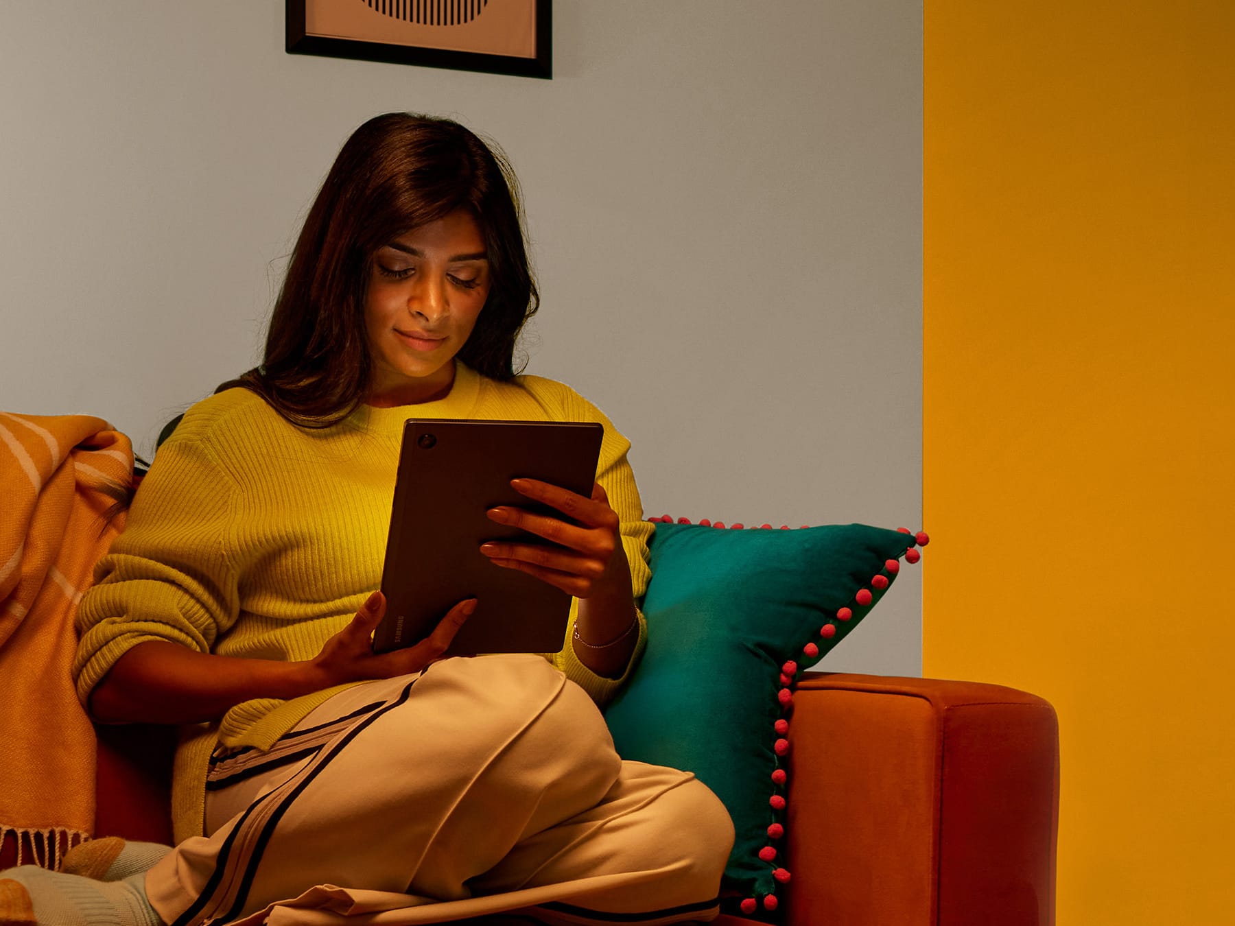 Samsung WindFree Première AR70H18C1AWNEU valdymas programėle SmartThings planšetėje – iš bet kur
