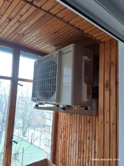 Daikin Sensira – montavimo darbai, Vilnius