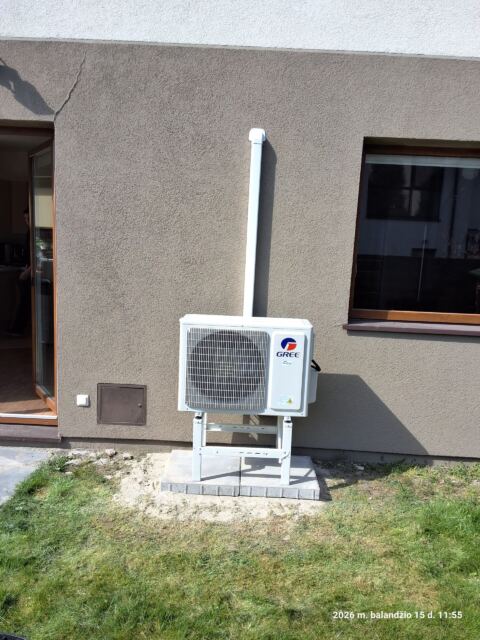 Gree Amber Nordic – montavimo darbai, Kaunas