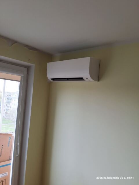 Daikin Sensira – montavimo darbai, Kaunas