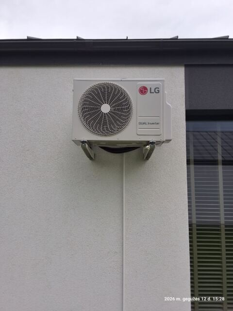 LG DualCool – montavimo darbai, Vilniaus r.