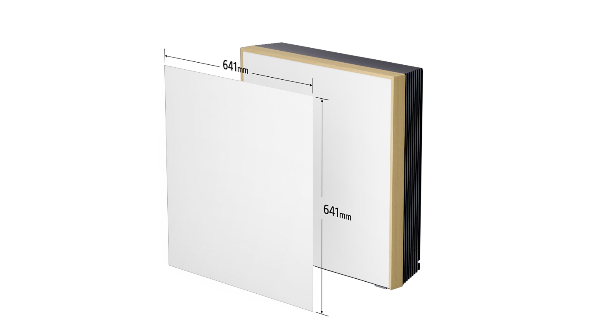 LG ARTCOOL Gallery Special A12GA1 – 641 × 641 mm nuotraukos lapas ir priekinis panelis