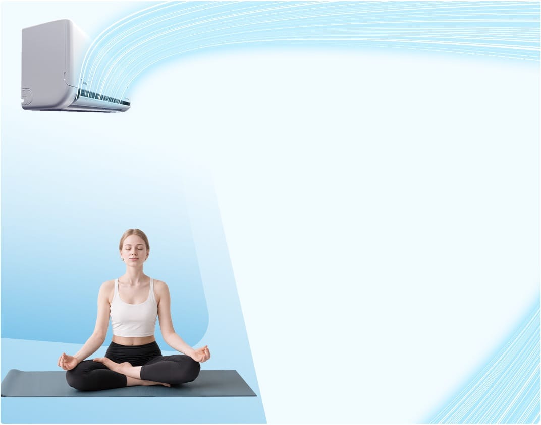Midea Solunar EF-12RD1H CoolFlash – vėsus oro srautas palei lubas