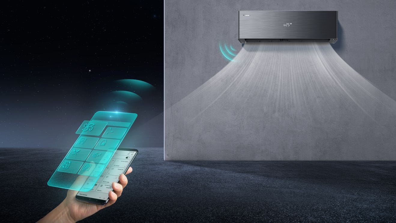 Hisense Energy Pro X QH50BV0BG / AS50BV0EW: valdymas telefonu per Wi-Fi