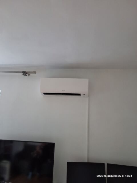 Daikin Sensira – montavimo darbai, Lentvaris