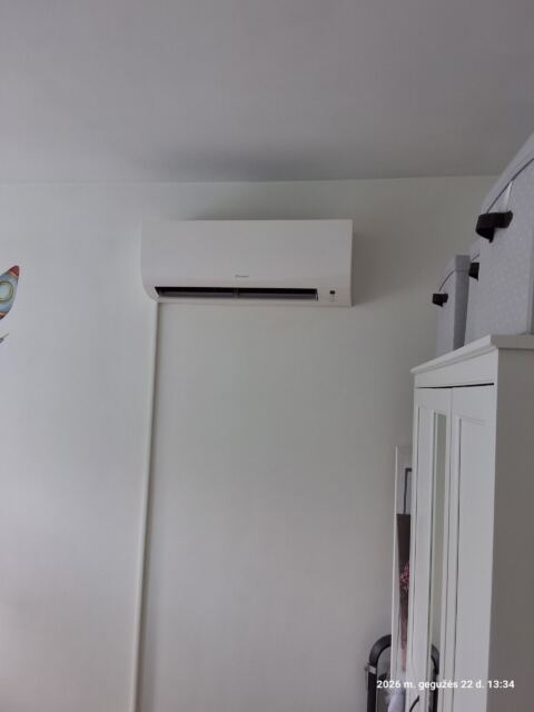 Daikin Sensira – montavimo darbai, Lentvaris