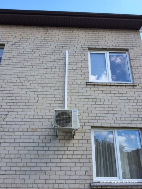 Daikin Sensira – montavimo darbai, Lentvaris