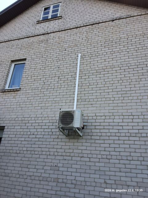 Daikin Sensira – montavimo darbai, Lentvaris