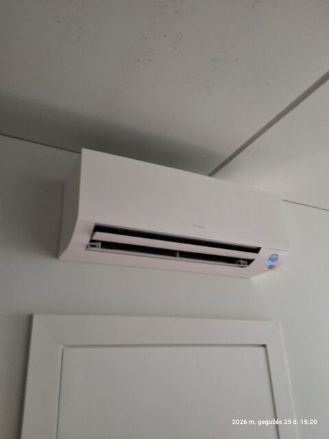 Daikin Perfera – montavimo darbai, Vilnius
