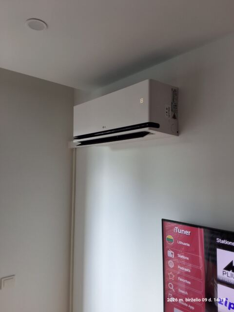 LG DualCool – montavimo darbai, Vilnius
