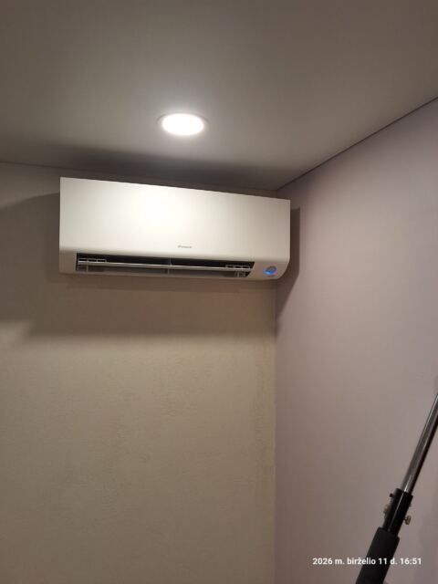 Daikin Perfera – montavimo darbai, Ukmergės r.