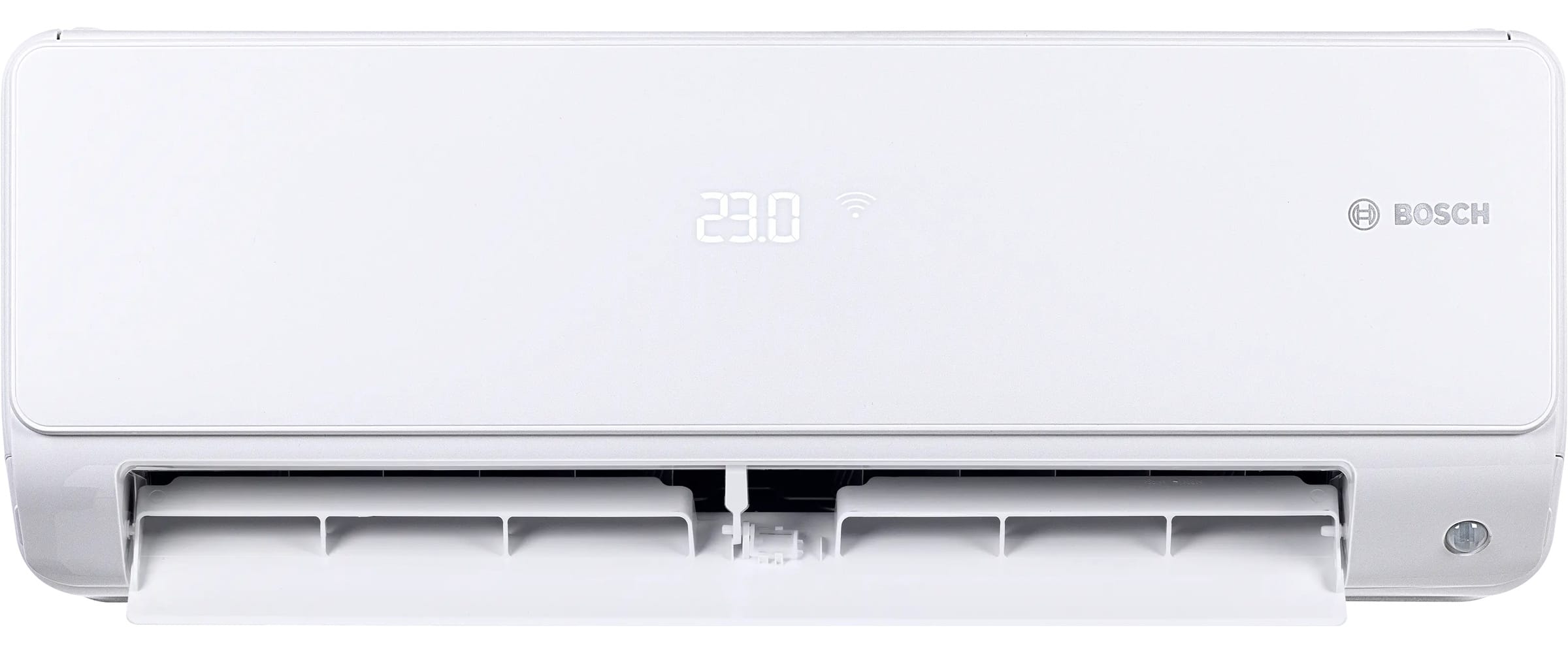 Bosch Climate 6102i CL6102i W 70 HE vidinis blokas iš priekio – temperatūros ekranas ir mentelės