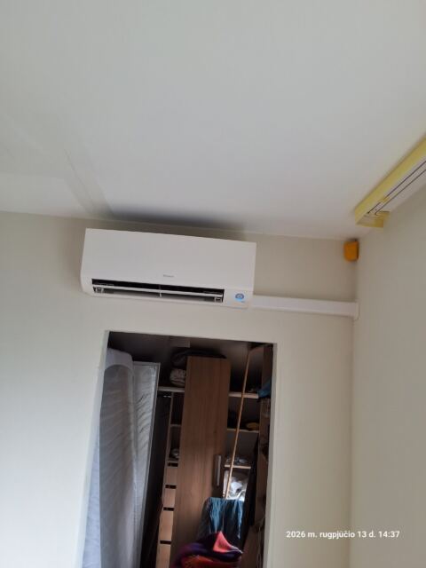 Daikin Perfera – montavimo darbai