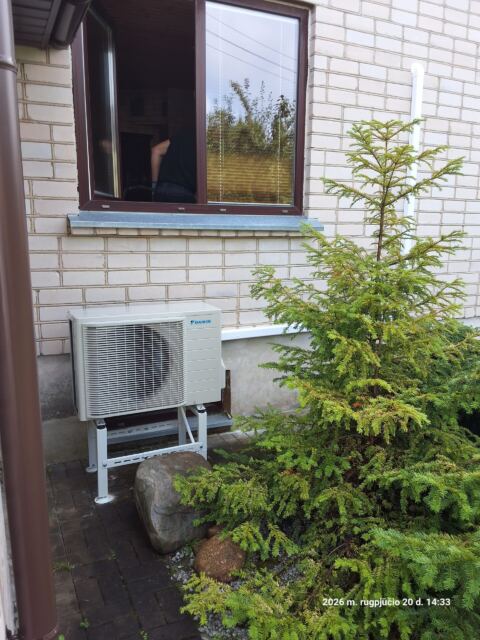 Daikin Perfera Nordic – montavimo darbai