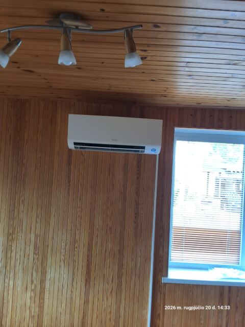 Daikin Perfera Nordic – montavimo darbai