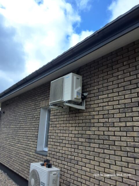 Daikin Perfera – montavimo darbai