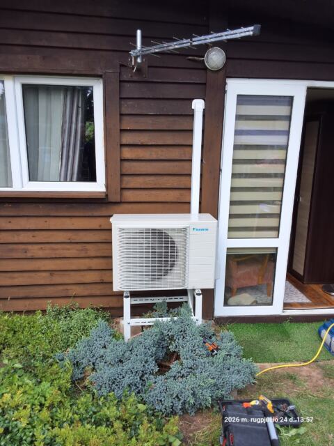 Daikin Comfora Nordic – montavimo darbai