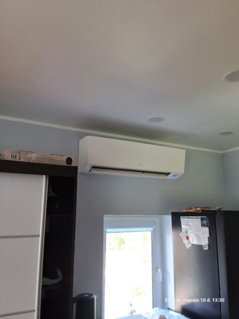 Daikin Perfera Nordic – montavimo darbai