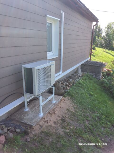 Daikin Perfera Nordic – montavimo darbai