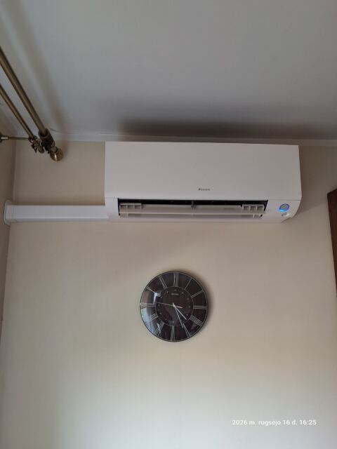 Daikin Perfera – montavimo darbai, Kaunas
