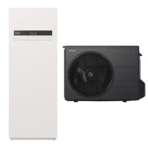 Panasonic oras-vanduo šilumos siurblys Aquarea HP All In One WH-ADC0309K3E5AN + WH-UDZ03KE5 3,2 kW (su integruotu 185l talpos boileriu)