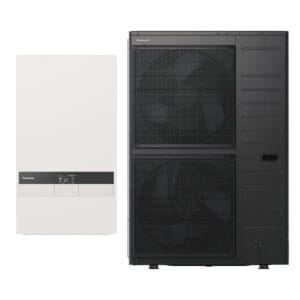 Panasonic oras-vanduo šilumos siurblys Aquarea T-CAP Bi-Bloc WH-SXC09K9E8 + WH-UXZ09KE8 9,0 kW (trifazis)
