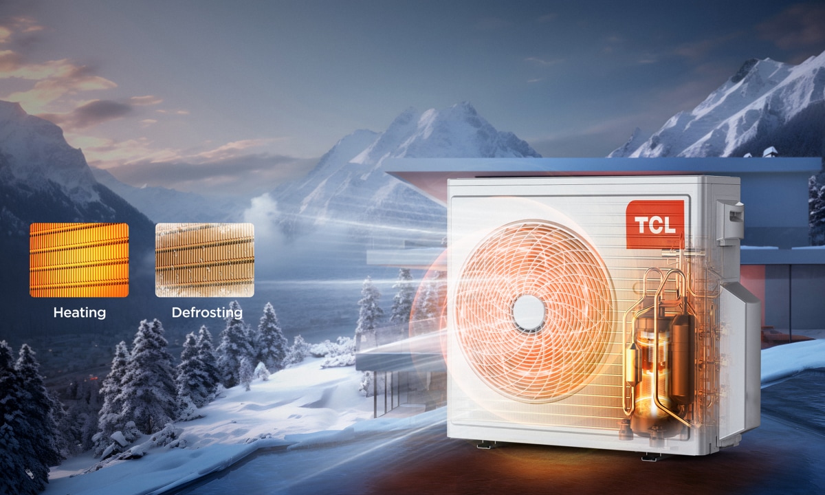 TCL multi-split FMA-18I2HD/DVO lauko blokas – išmanusis atitirpinimas (Heating / Defrosting)