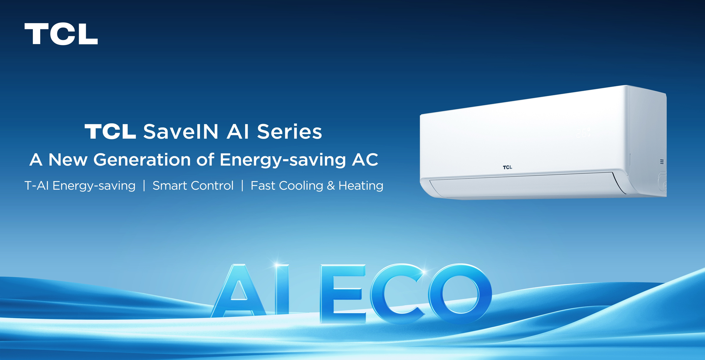 TCL SaveIN TAC-12CHSD/ZG11 oro kondicionierius – T-AI energijos taupymas, AI ECO